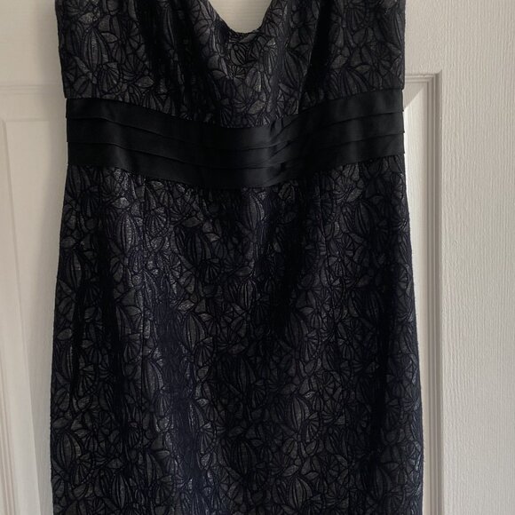Jones New York Women's Black Patterned Dress Size 12 - Picture 2 of 3